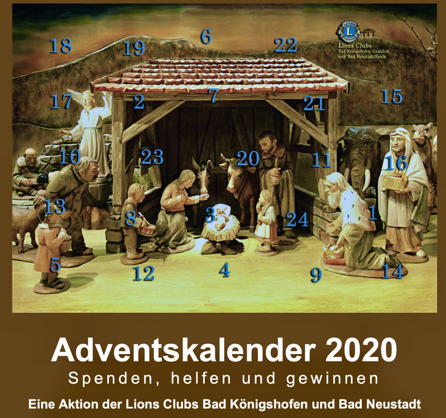 Adventskalender 2020 Lionsclub Bad Neustadt